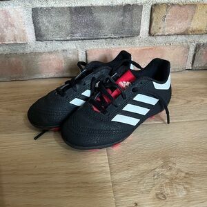 Adidas Kids Black and White Sneakers